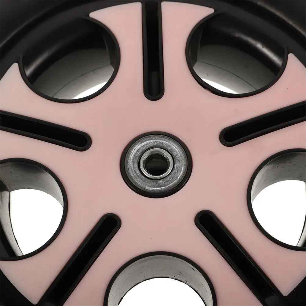 2 قطعة عجلات دراجة ثلاثية العجلات للأطفال دراجة أطفال المحور الخلفي خفيفة الوزن مستقرة سهلة التركيب مقاومة للاهتراء عدم الانزلاق استبدال