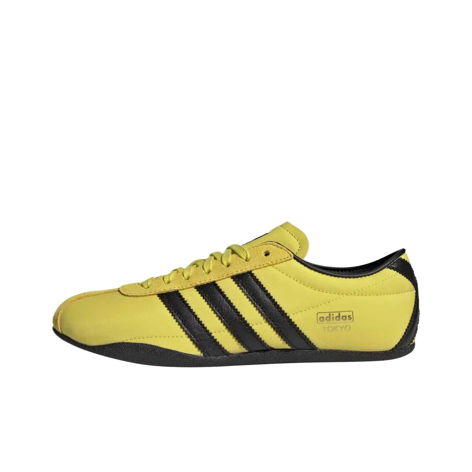 Adidas Originals Tokyo Casual Shoes Women's Low Top Pure Sulfur Yellow/Dark Brown/Metal Gold JI3299