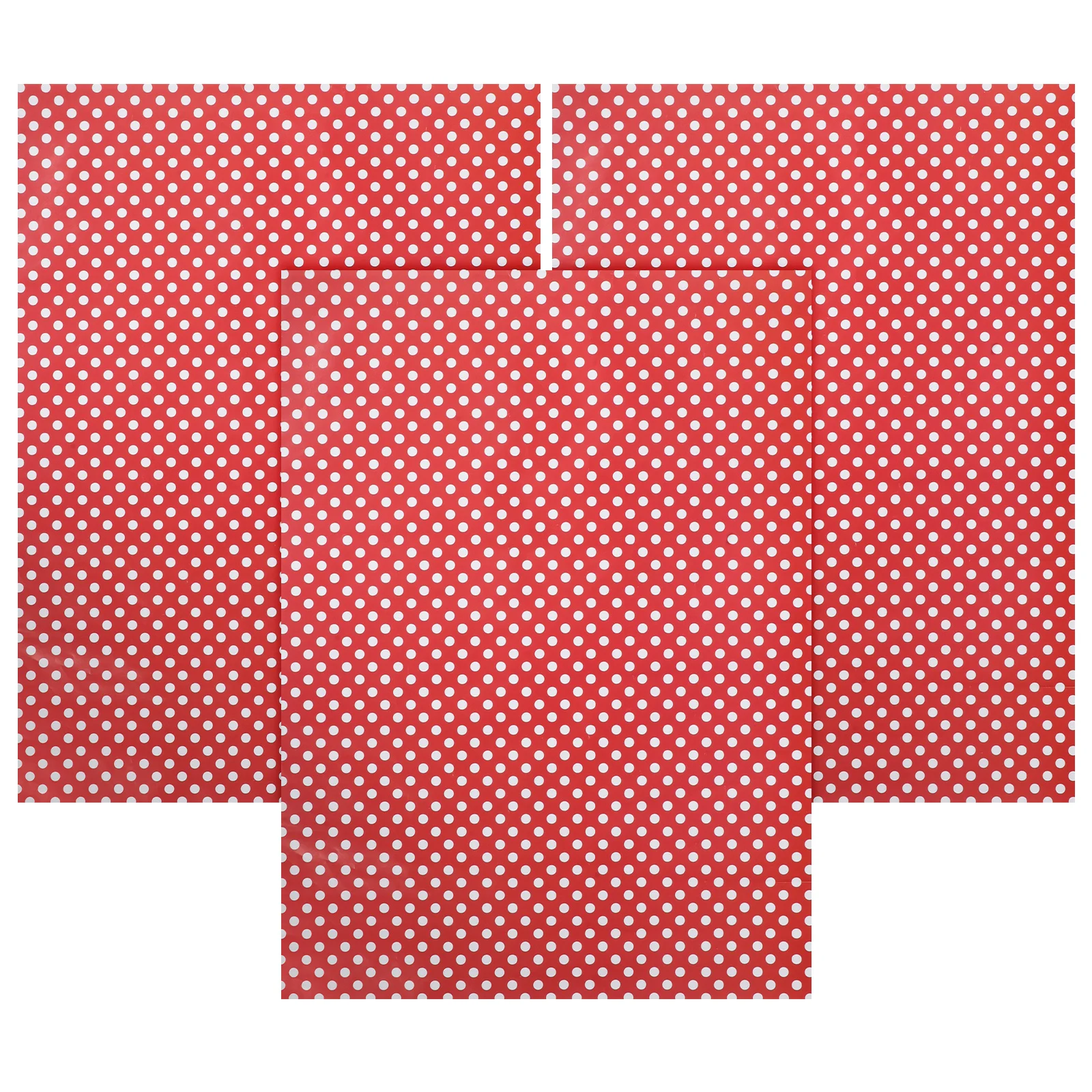 

3Pcs Gift Wrapping Paper Holiday Red Polka Dot Wrap Roll for Birthday Wedding Christmas Baby Shower Party Celebration Decor