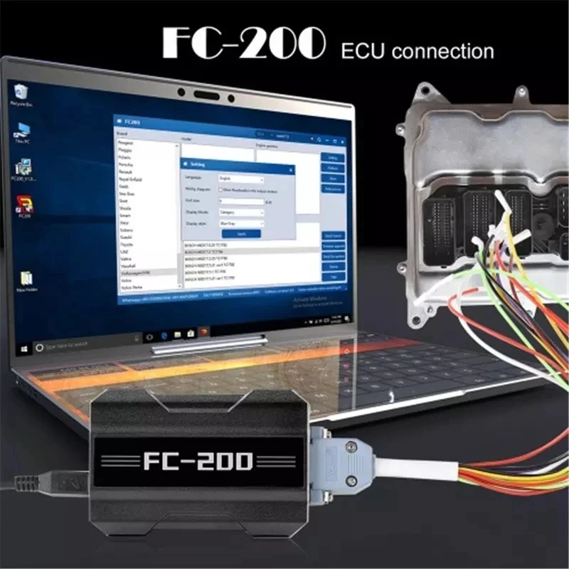 Best Quality CG CGDI FC200 ECU Programmer Full Version Support 4200 ECUs and 3 Operating Modes Upgrade of AT200