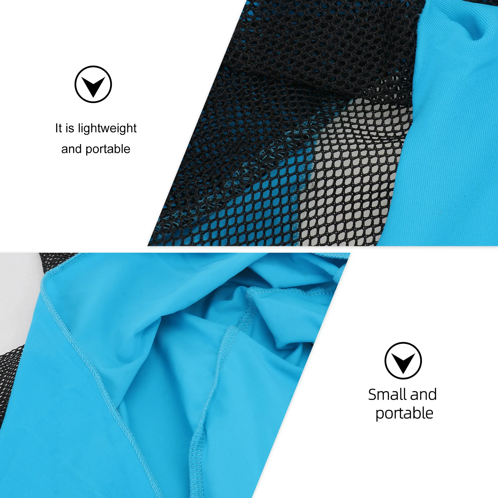 قناع الوقاية من الذبابة في الهواء الطلق، غطاء شبكي واقٍ خفيف الوزن لقناع الرقبة