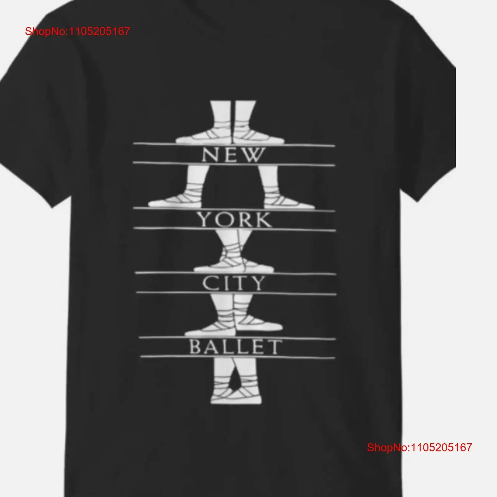 New York City Ballet Classic T Shirt vintage Washed fashion Stretched Unisex streetwear Top For Everyday Wear Soft Versatile