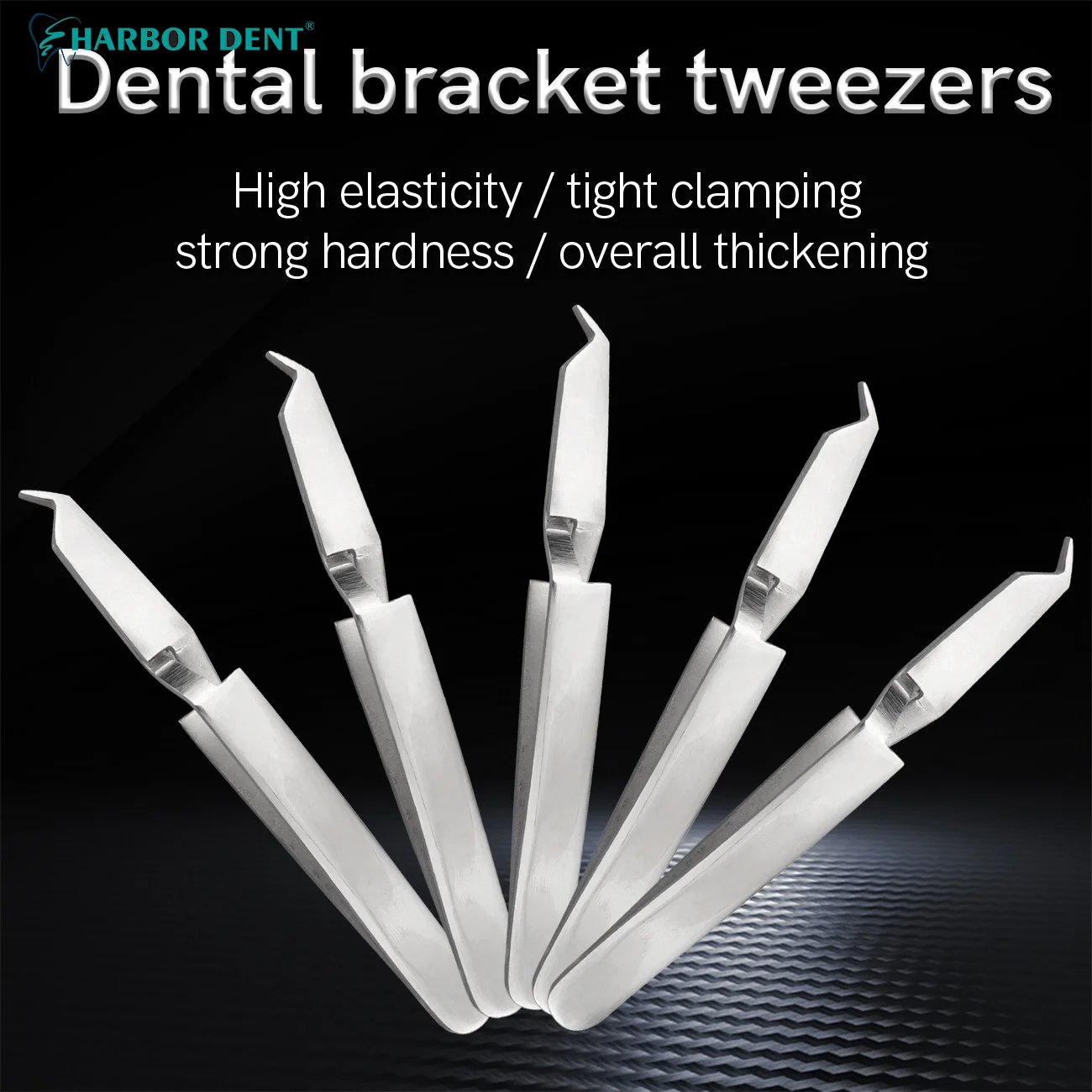 1Pc Dental Orthodontic Stainless Steel Bracket Positioning Forceps Buccal Facial Tube Forceps