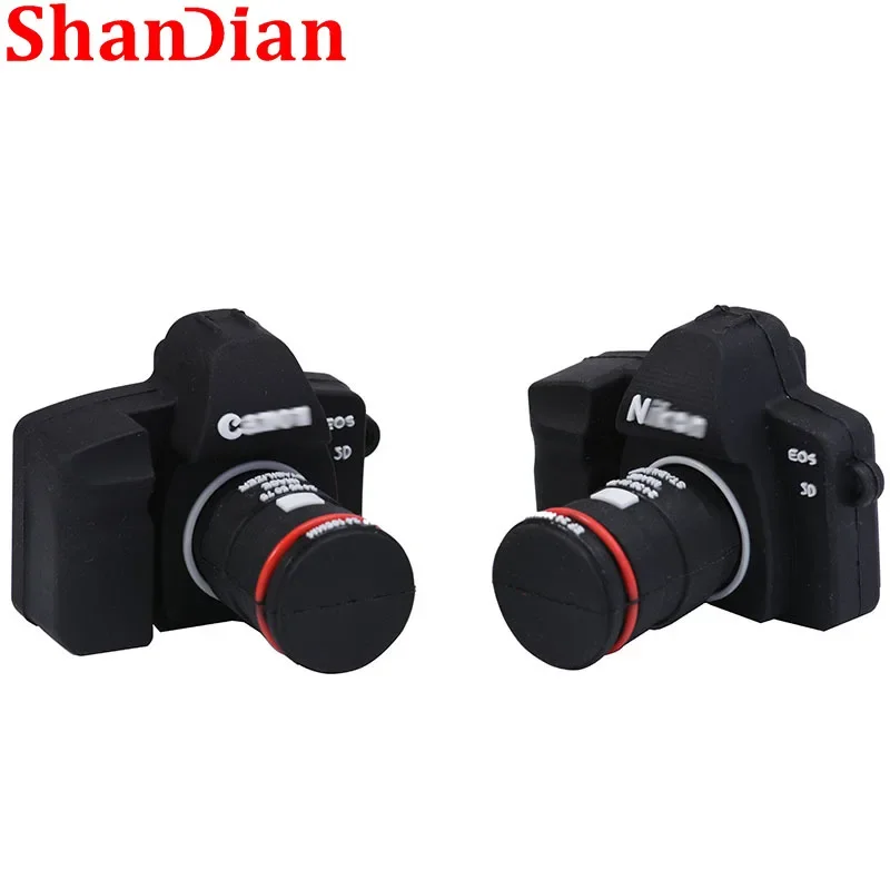 Imagem -04 - Shandian-câmera Shape Usb Flash Drives Thumb Drive Memory Stick Fotografia Presente de Casamento 16gb 32gb 64gb Hot Selling 20 Pcs por Lote