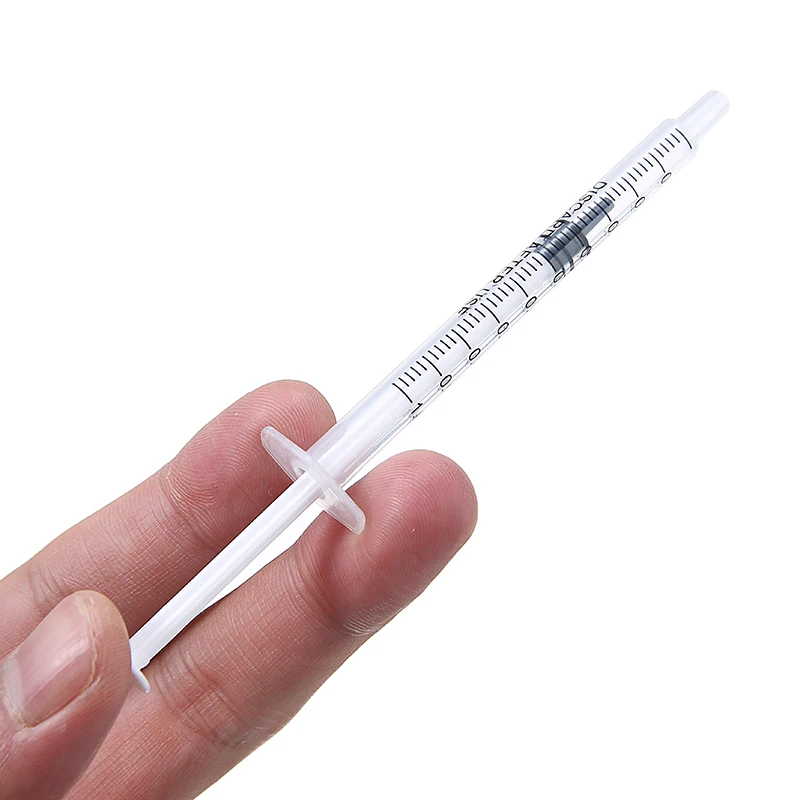 Disposable plastic Industry 1ml Syringe Without Needles 1cc For Pet Feeding Liquids Mixing Adhesives Glue Curing , 50pcs