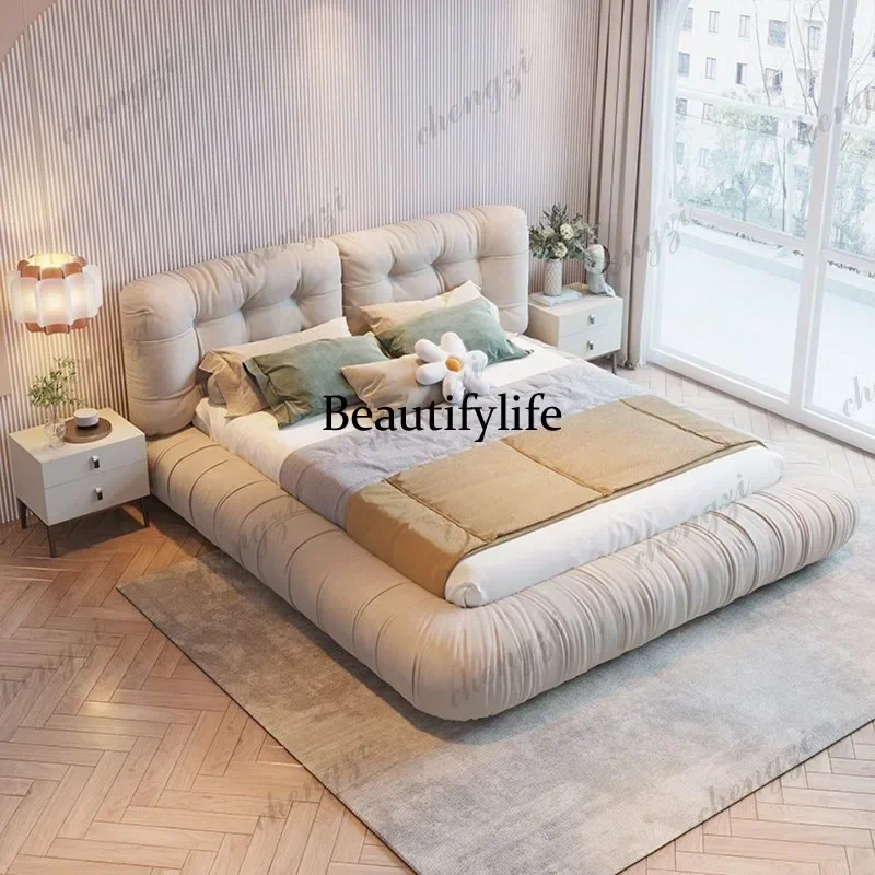 Q181  Sofa Bedroom Bed Frame Double Human Dog Wooden Design Full Modern Massage Bed Sleeping Platform Muebles Lounge Suite