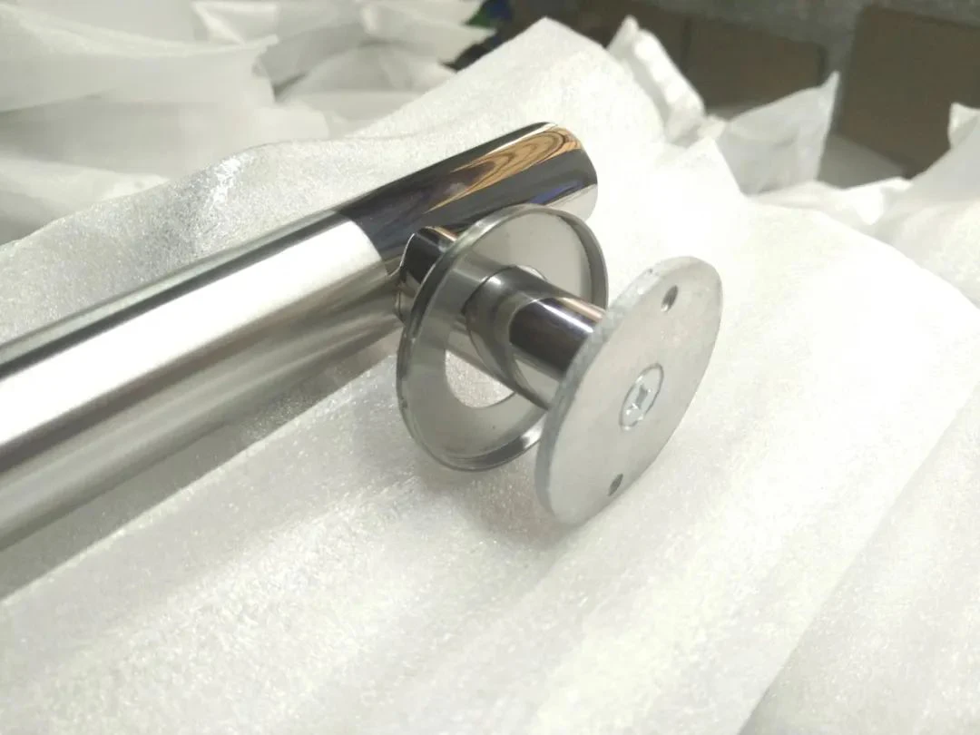 Imagem -04 - Polimento 304 Grade de Puxar Lidar com a Única Instalação Lateral Maçaneta da Porta para Portas de Madeira Metal Ferragem Pa381 Aço Inoxidável