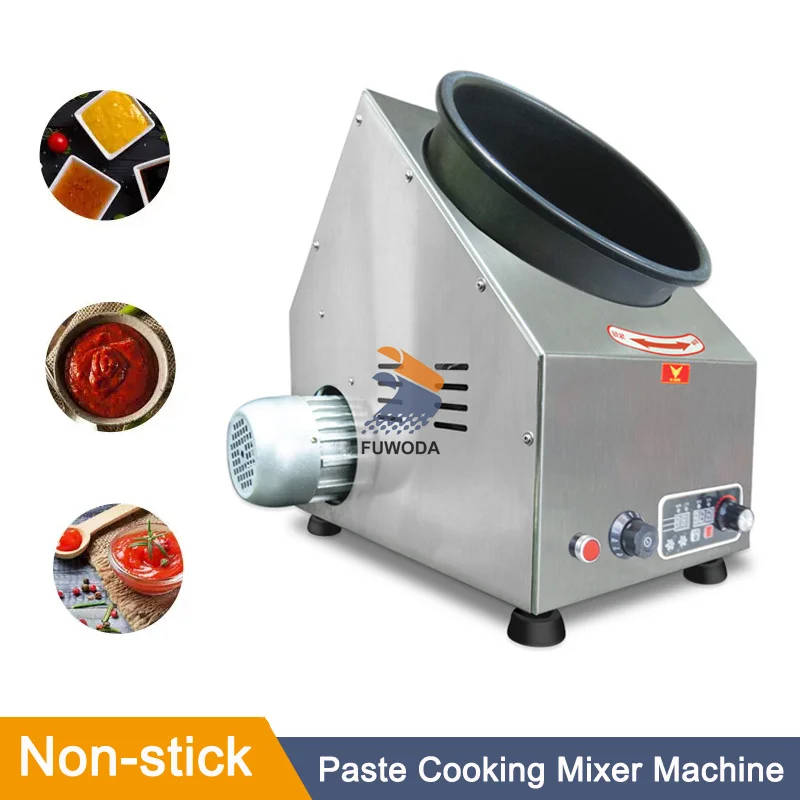 

Slurry Jam Toffee Paste Cooker With Mixer Incline Stirring Pot for Making Sauce Food Fillings Tomato Sauce Stir-fry Machine