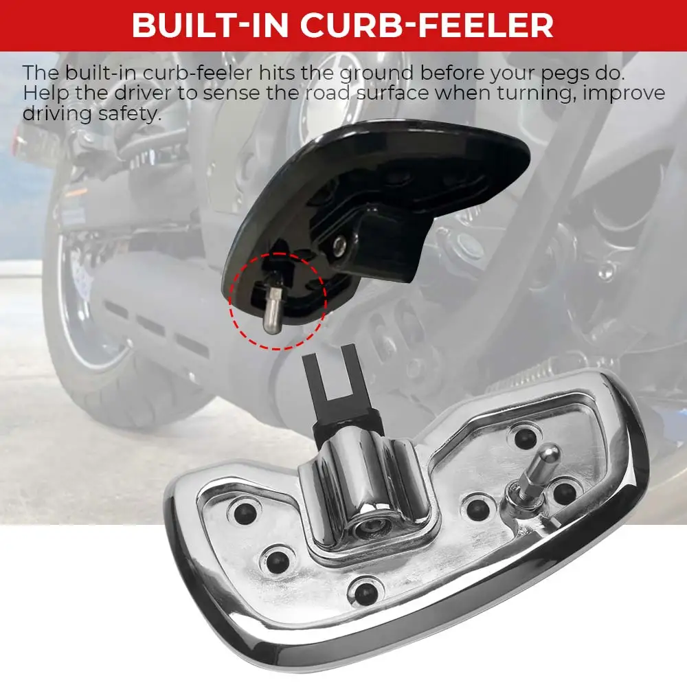 ملحقات الدراجة النارية لراكبي الدراجات النارية مساند قدم قابلة للتعديل لدراجة Harley Softail Breakout 114 FXBRS 2018 2019 2020