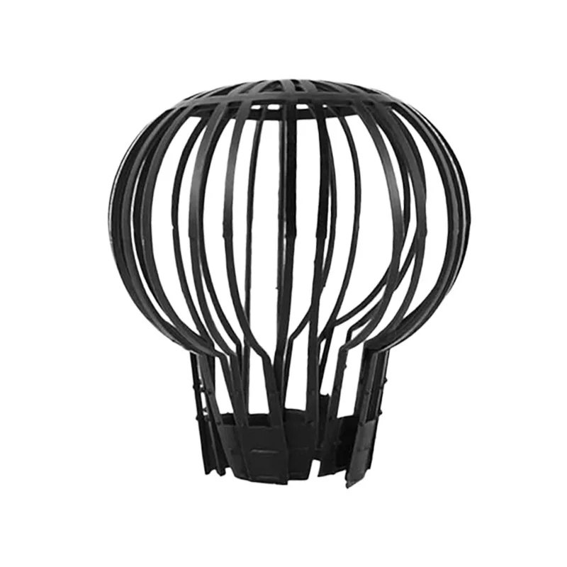 Sturdy Black Plastic Drain Mesh Guard, Outdoor Debris Block Cover for Roof Eaves & Lawn Drains to Avoid Pipeline Clogging