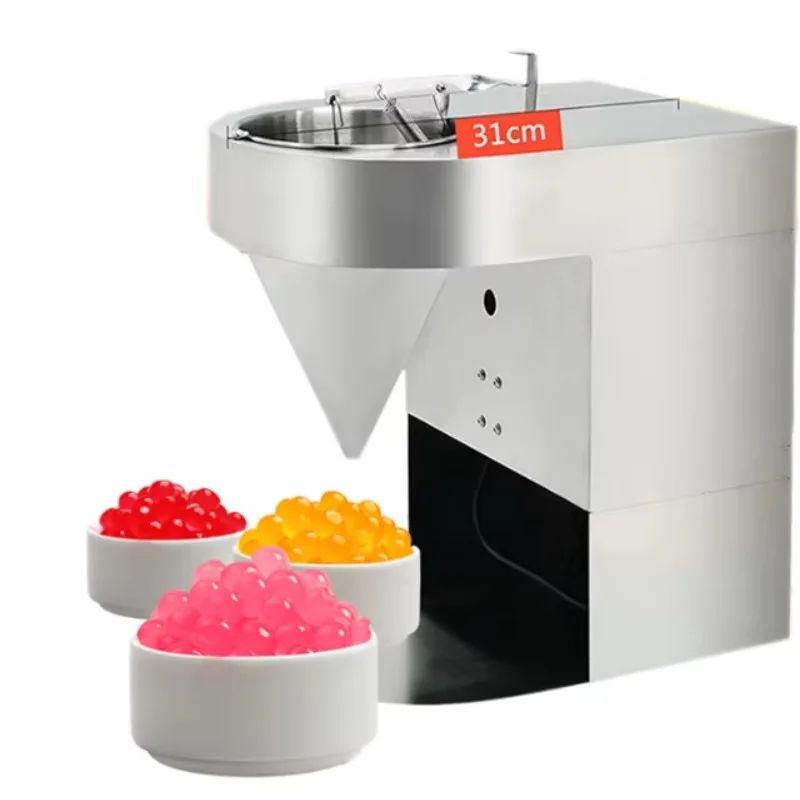 commercial professional desktop bubble tea pearl jelly ball machine single head burst boba ball tea machine