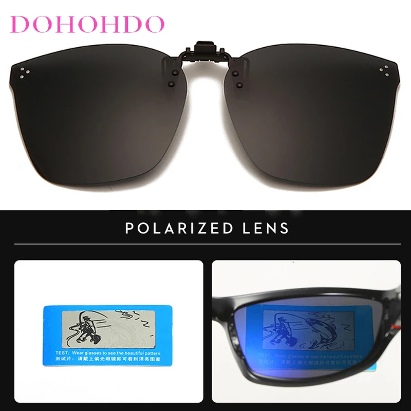 

Classic Designer Sports Polarized Night Vision Clip-on Flip-up Lens Anti-Glare Driving Shades Women Fishing Goggles Man UV400
