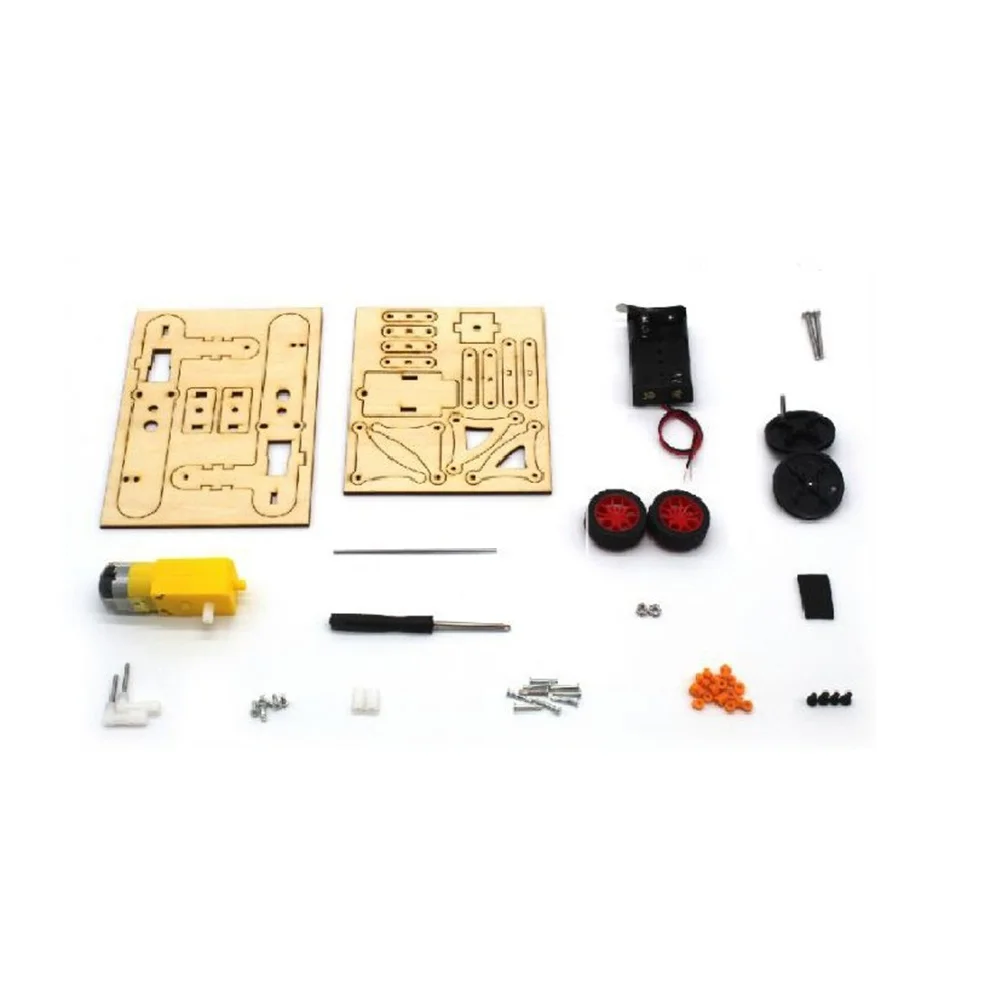 

1Pcs Educational Assembly Robot Durable Wooden DIY Scientific Experiment Set Original Wood Color Improve