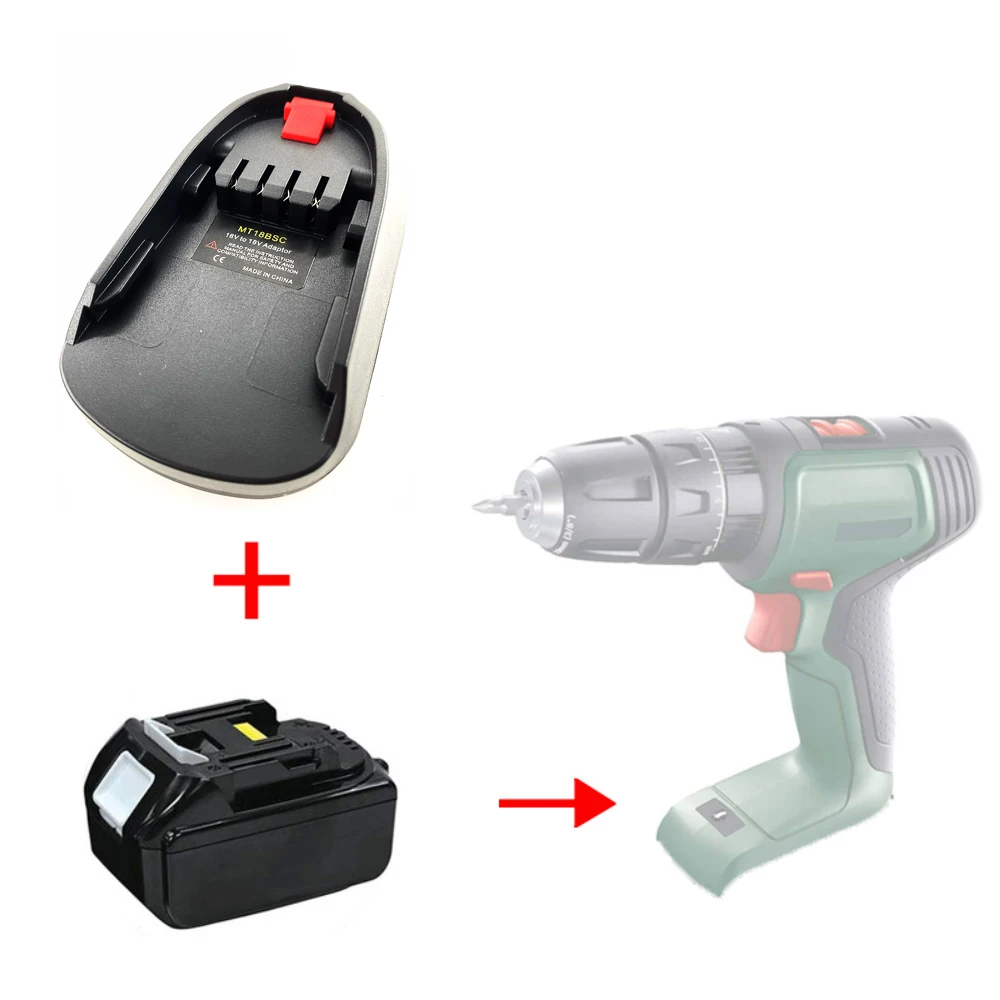 

Adapter for bosch 18V PBA Green Blue tool convert for Makita 18V battery (MT18BSB MT18BSC)