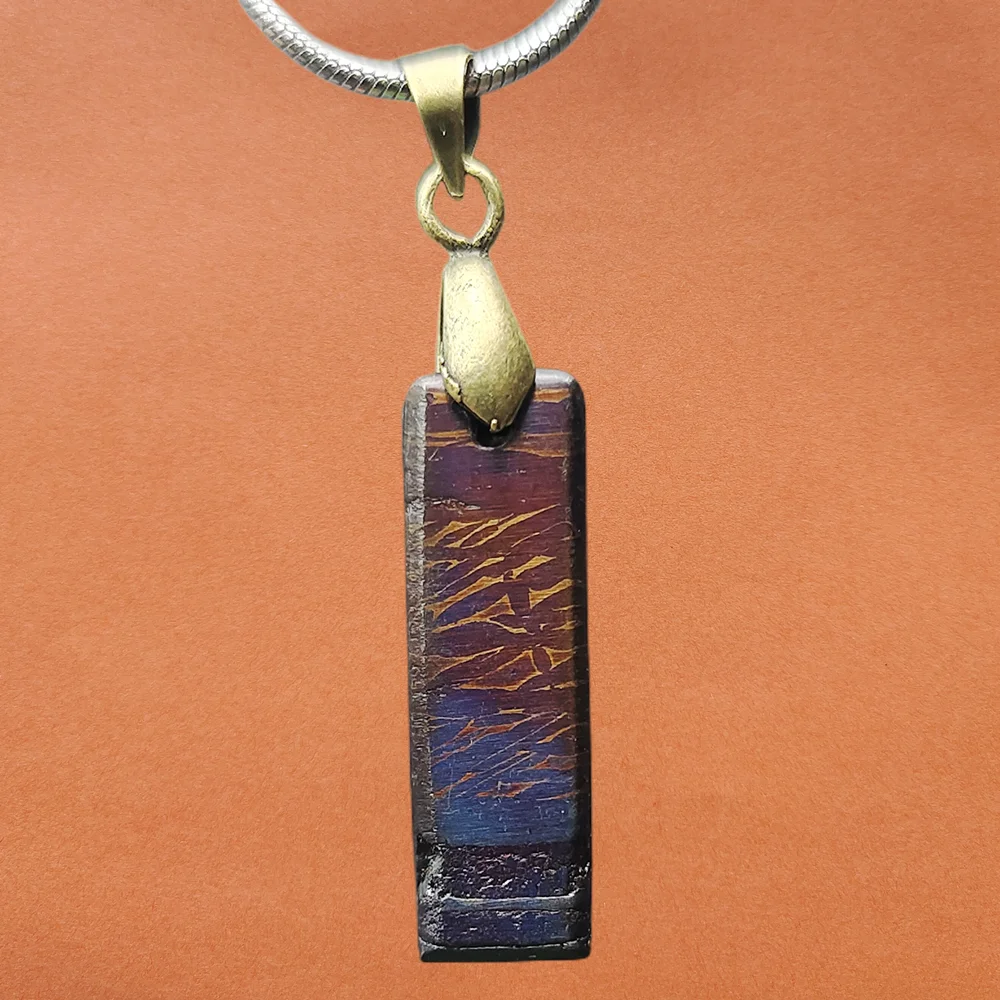 

Iron Meteorite Pendant Muonionalusta Natural Meteorite Material Specimen Iron Meteorite Necklace