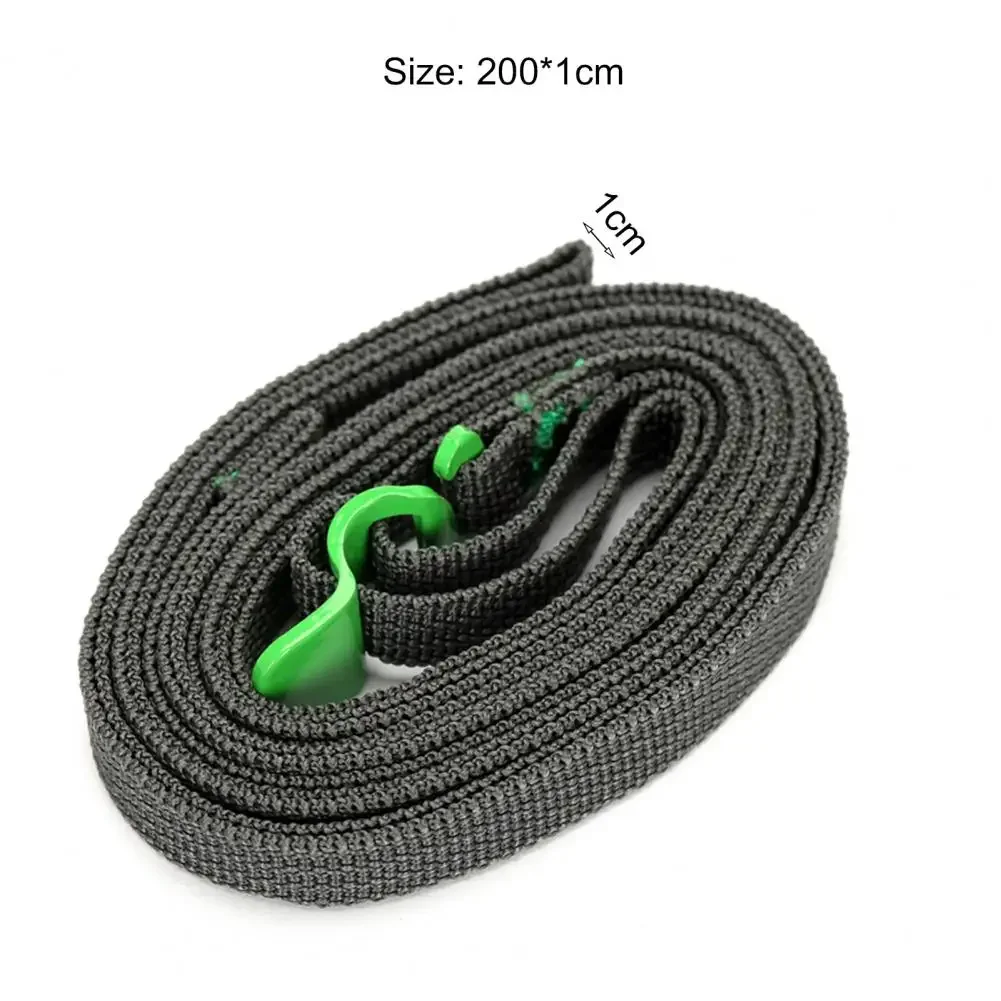 200 سنتيمتر معدات السفر في الهواء الطلق التخييم دائم الإفراج السريع حزام الأمتعة مع الفولاذ المقاوم للصدأ مشبك هوك الإصدار نوع والعتاد