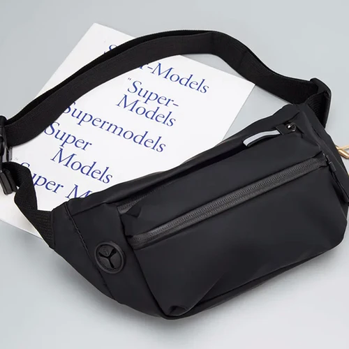 Imagen 1 del producto Riñonera Impermeable para Hombre, Bolso de Pecho Moderno, Riñonera Deportiva Impermeable para Exteriores, Bolsa de Viaje para Hombre