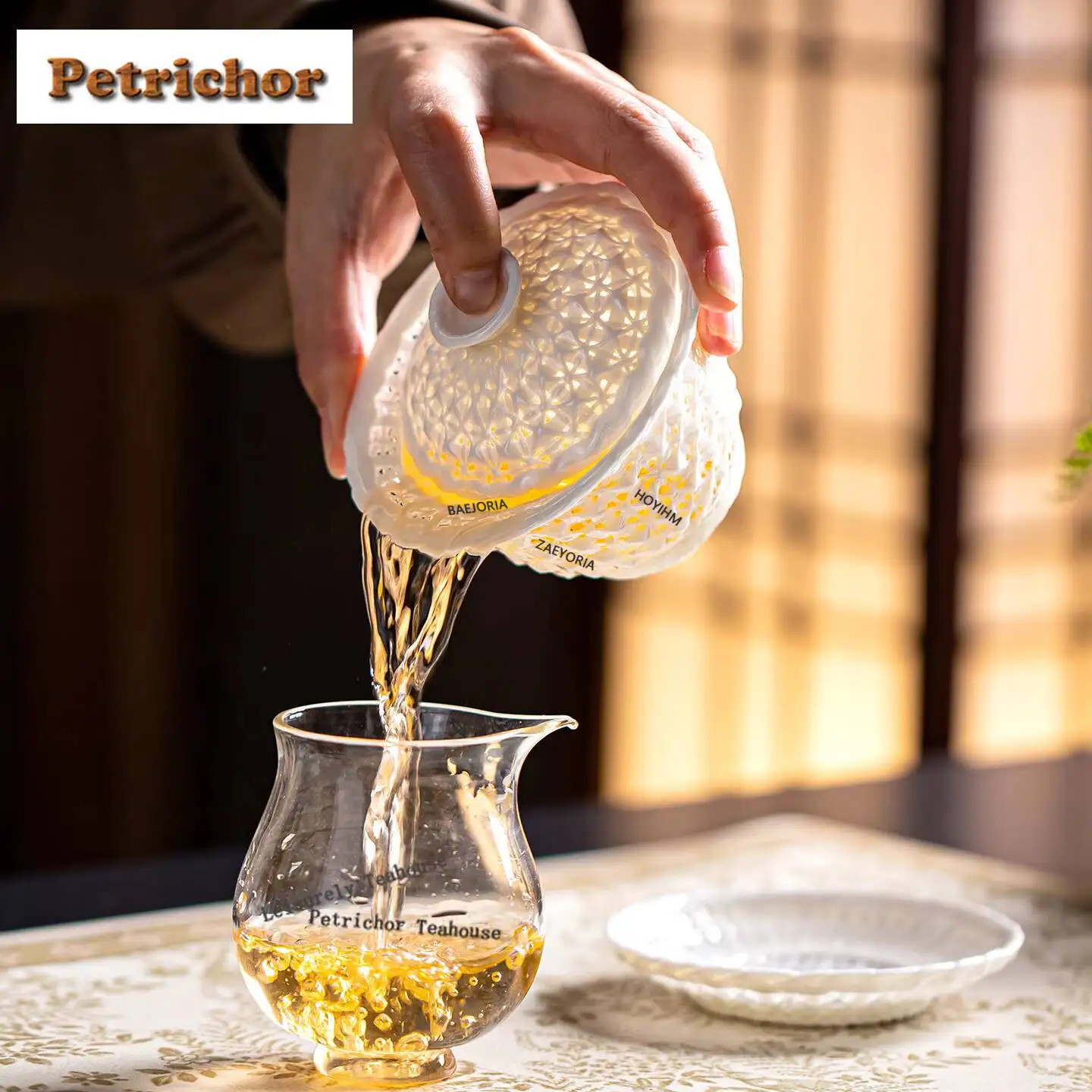 160ml Hand Knitting Hollow Out Gaiwan Creative Tea Tureen Tea Bowl With Lid Kit Tea Maker Cover Bowl Kung Fu Tea Set Collection