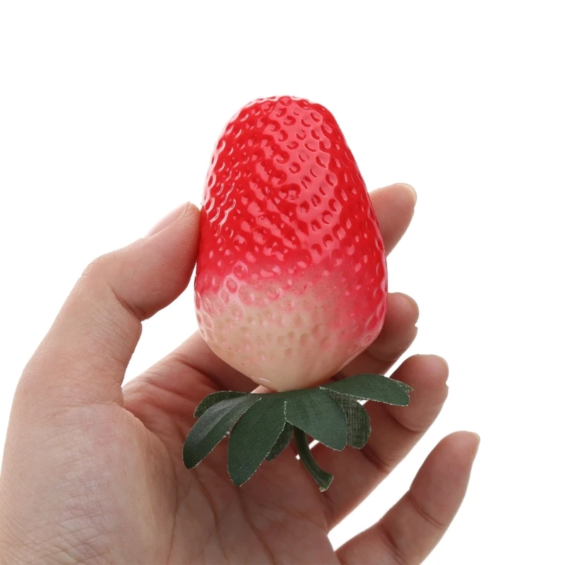 Artificial Simulation Strawberry Fake Display Fruit Model House Kitchen