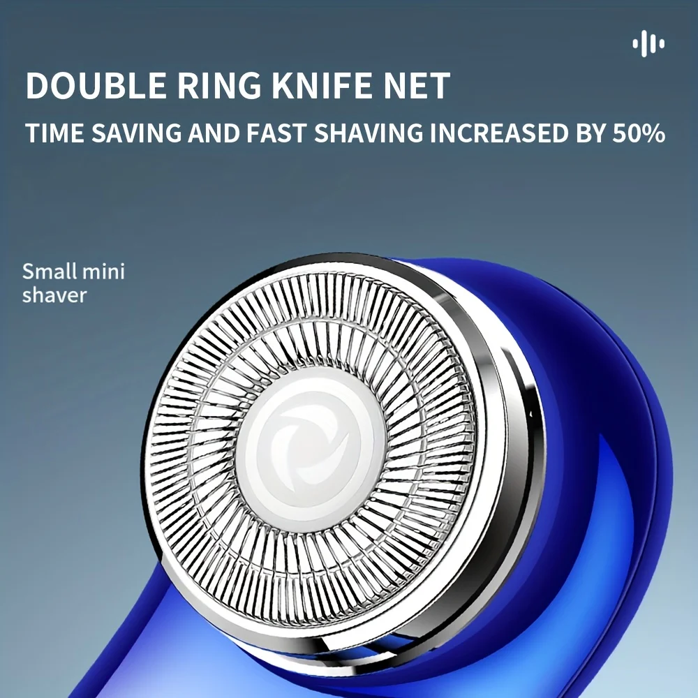 Men's Capsule Electric Shaver, Mini Shaving Portable Electric Shaver, Pocket Type Portable Outdoor Smart Shaver image 3