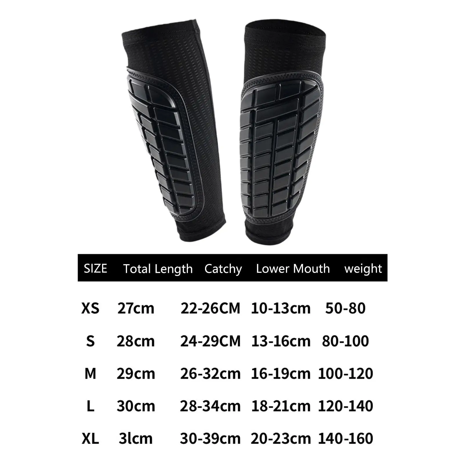 واقي ساق كرة القدم لكرة القدم، أكمام ساق قابلة للتنفس، مرنة ومتعددة الاستخدامات ومريحة #6