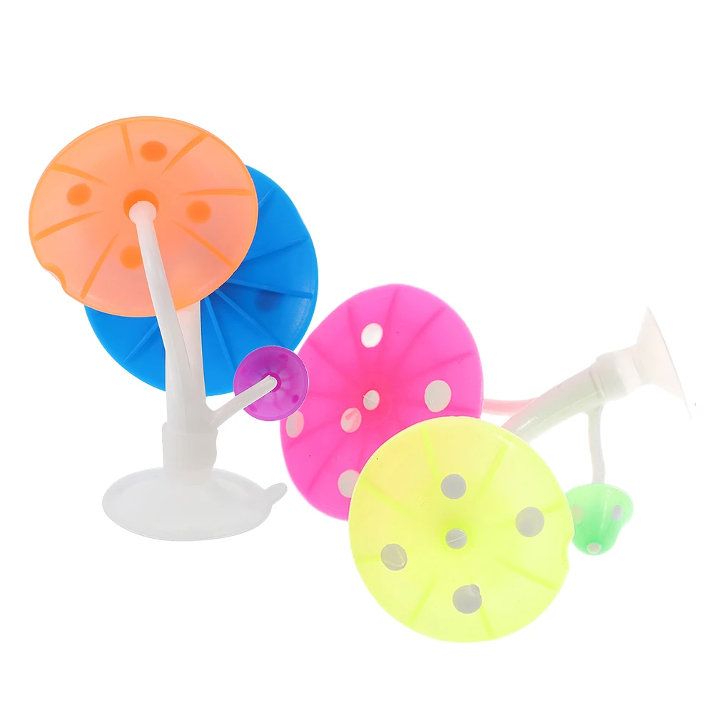 

2pcs Betta Mushroom Hammock Silicone Resting Bed For Aquarium Tank Decor Suction Cup Betta Fish Hide Mushroom Fish Tank Supplies