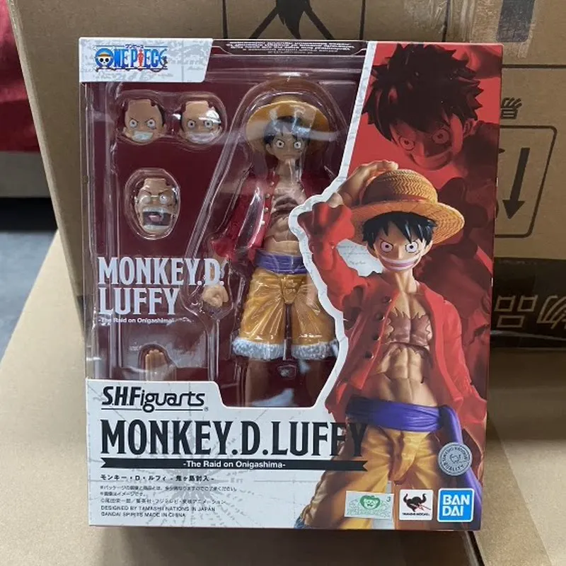 

Фигурка Bandai SHFiguarts Sanji One Piece Romance Dawn со сменными частями лица, коллекционная аниме-фигурка для фанатов One Piece