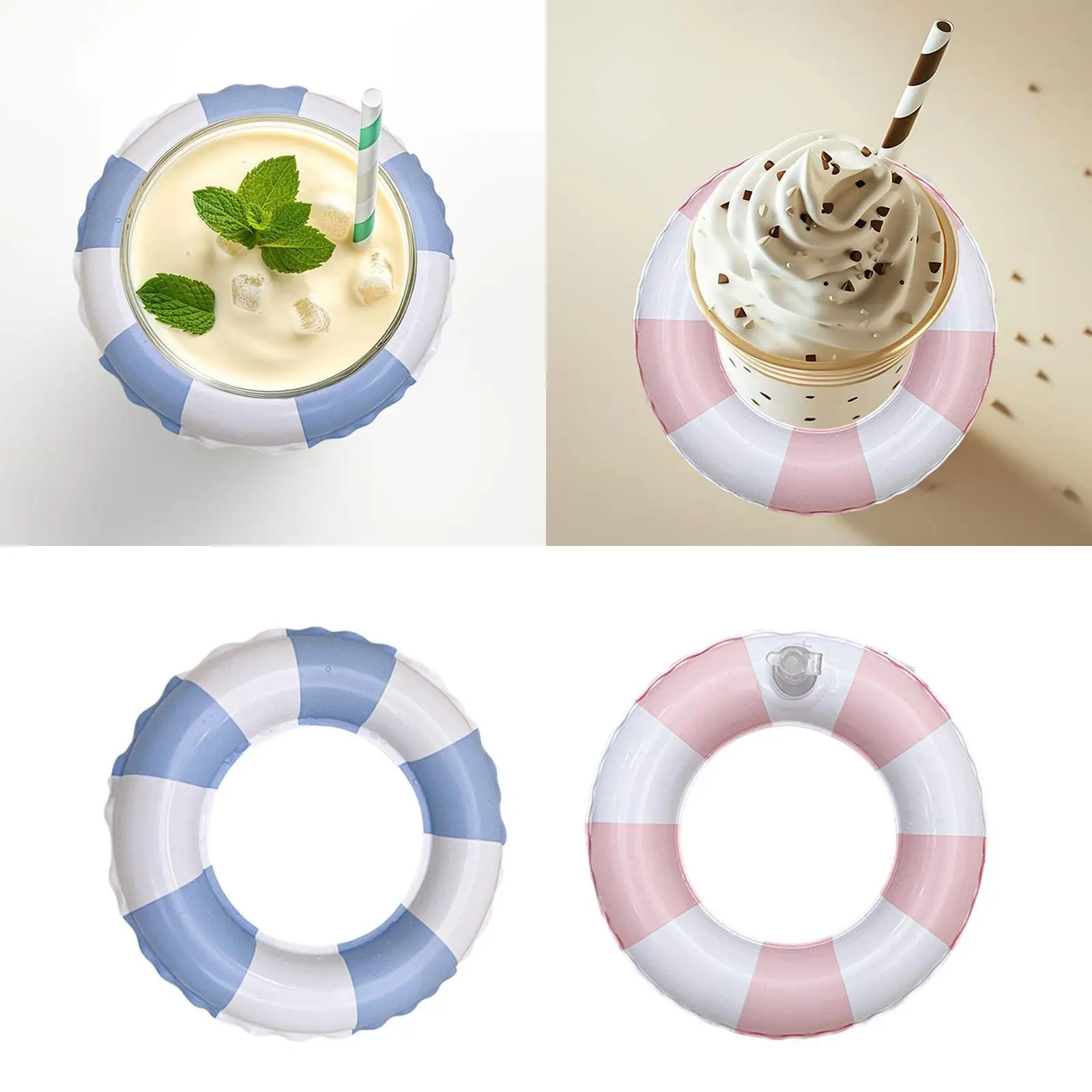 

Mini Swimming Ring Party Decoration Creativity Multi Purpose Plaything Summer Sport Theme Decor Compact Inflatable for Weddings