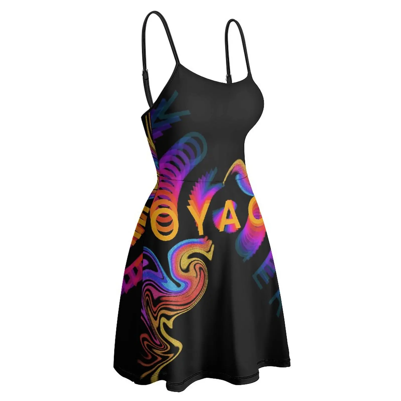 Sexy Woman's Clothing Dresses VOYAGER Dissolve Women's Sling Dress Top Quality Cocktails Humor Graphic