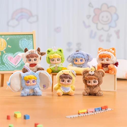 Jotoys/Odd And Odd Trendy Music Q.Kid/Qbao Animal Kindergarten Plush Series Blind Box Giocattolo alla moda Nuovo prodotto per bambini