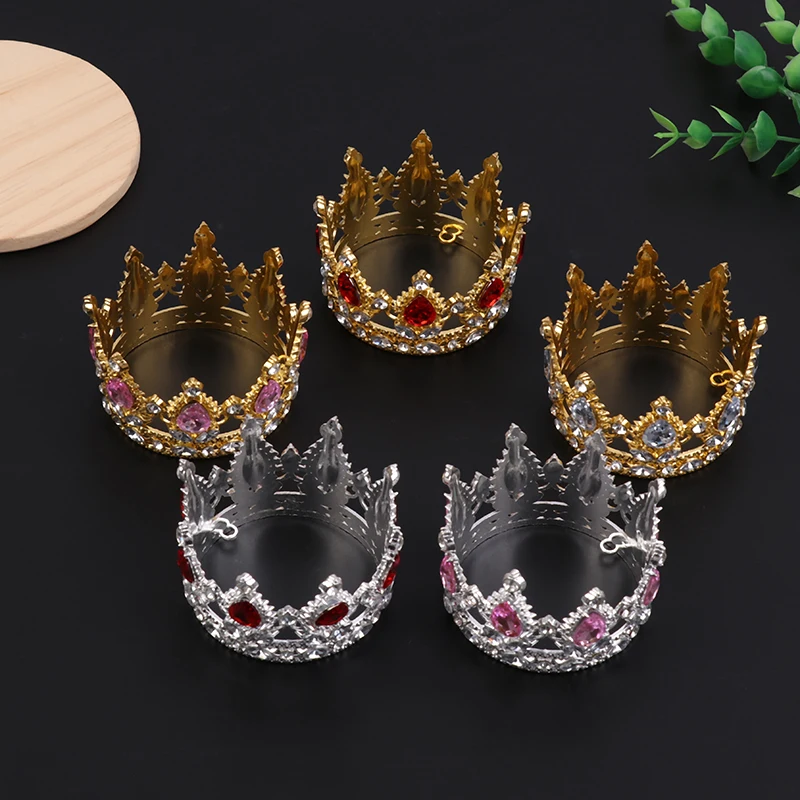 Cotton Doll Retro Crown Headwear Korea Dolls Cotton Doll Crown For Baby Doll Dress Fashion Doll Accessories