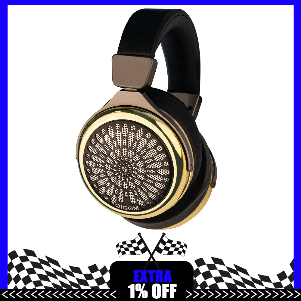 

QIGOM Demon Saint гарнитура ортодинамическая Hi-Fi эргономика музыка FPS геймерские наушники эфоны подарки