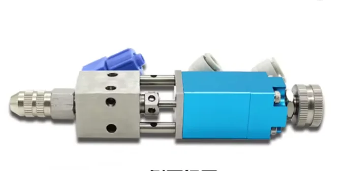 

Pneumatic UV Glue Dispenser Valve Precision Thimble Dispensing Valve