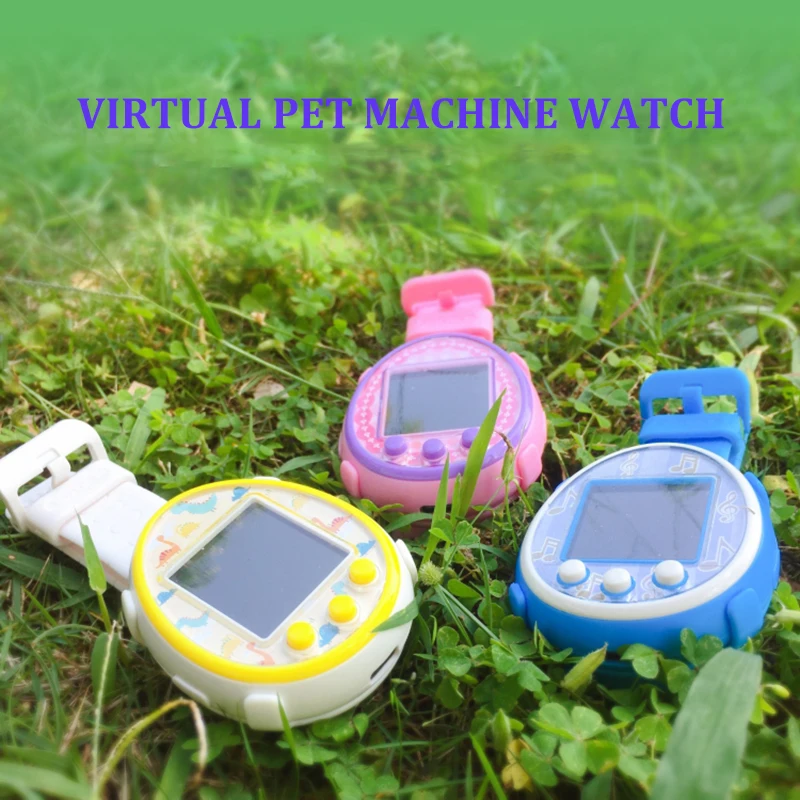 Newest Virtual Cyber Pet Original 90s Electronic Pet Color Kid Puzzle Toy Digital HD Screen E-Pet Fencing System Interactive Toy