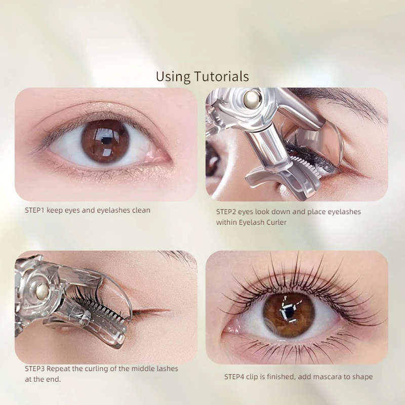 Wimpernzange, langlebige Locken, anfängerfreundliches, vollständig offenes Design für lokales Wimpernstyling und Volumenverbesserung