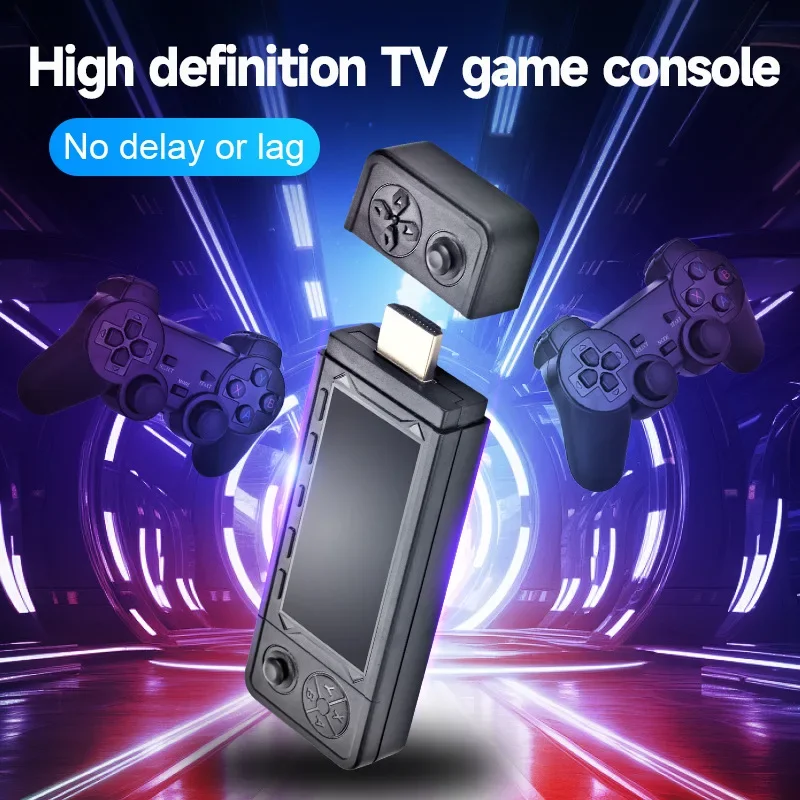 X9 ريترو 4K لعبة عصا التلفزيون HD لعبة فيديو وحدة التحكم 905X3 رقاقة 256G 42000 ألعاب لوحدة تحكم PS1/PSP/SFC/N64 المزدوج 2.4G