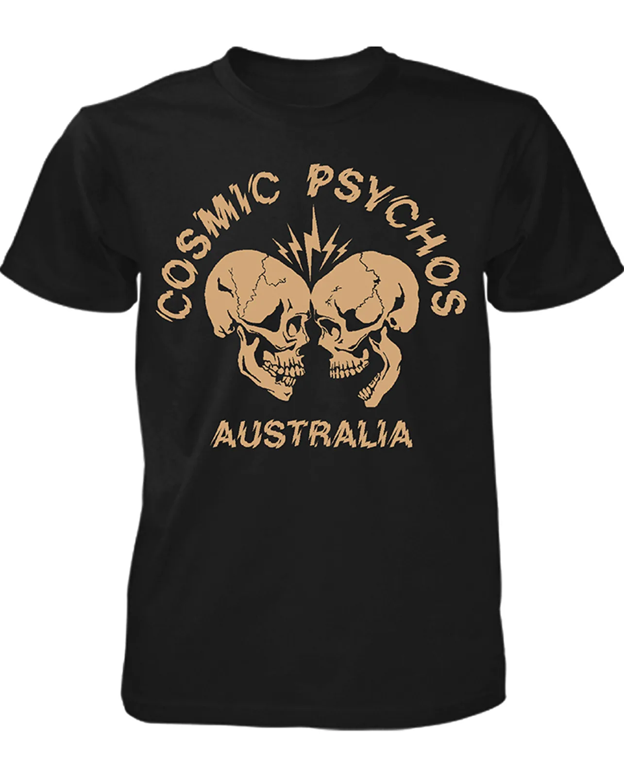 Cosmic Psychos band rock black T-shirt short sleeve S-5Xl Unisex