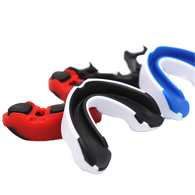 2024 New Professional Muay Thai tooth protection EVA Boxing Mouthguard Sports Teeth Braces Box Taekwondo Sanda Rugby Mouth Guard