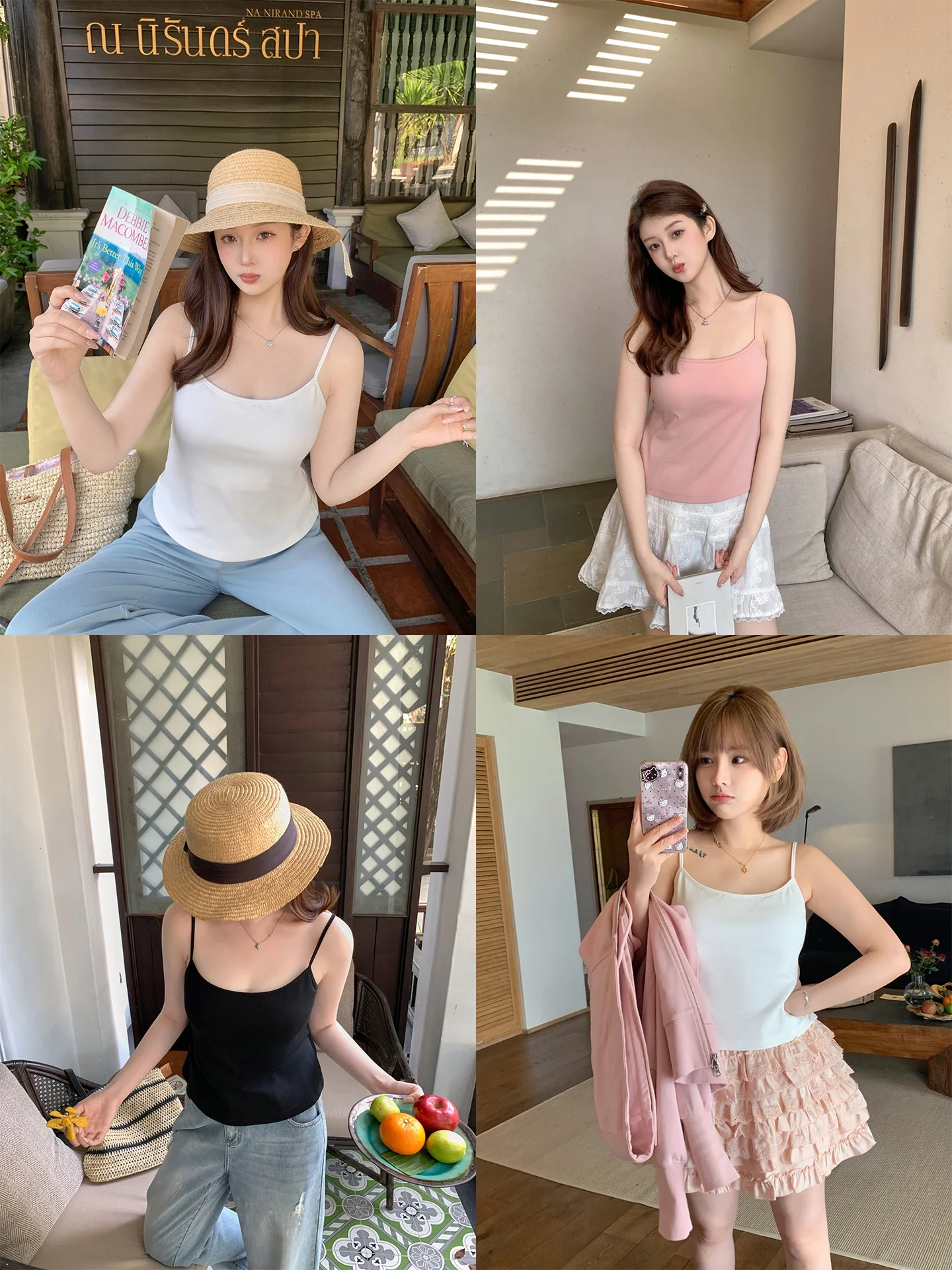 

plus Size Women's Strapless Vest Top with Chest Pad Casual Style Loose Fit Inner Wear Spring Season Cotton Blend Material