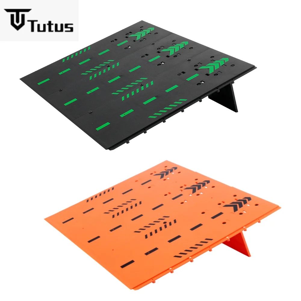 

RC Car Jump Ramp Takeoff Board Anti-slip Durable Skateboard Ramp Toy For 1/12 To 1/24 Scale Remote Control Car Stunt Accessory