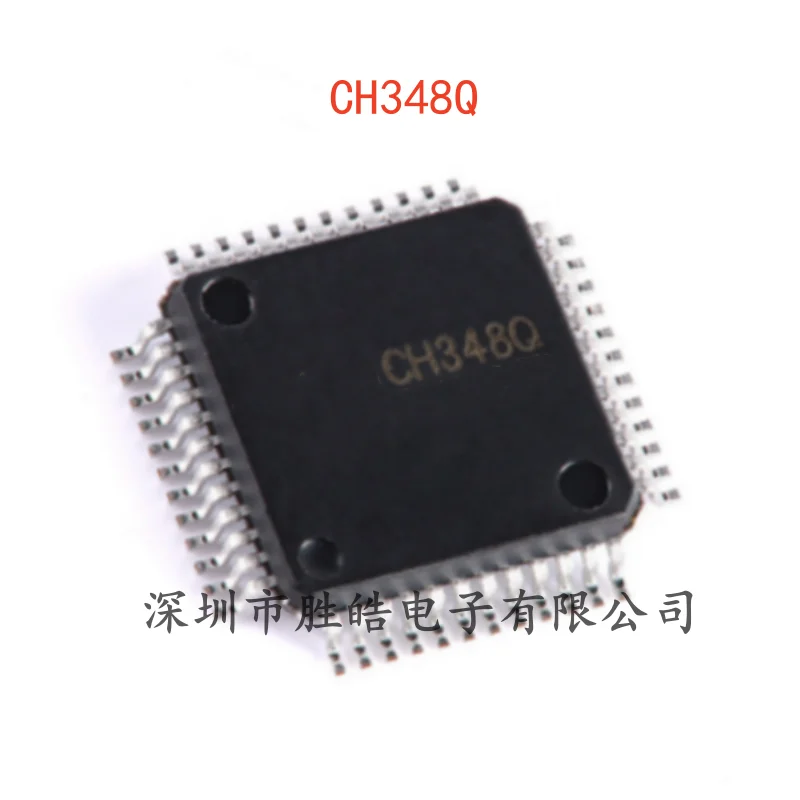 

(2PCS) NEW CH348Q CH348 USB To 8 Serial Port Chip LQFP-48 CH348Q Integrated Circuit