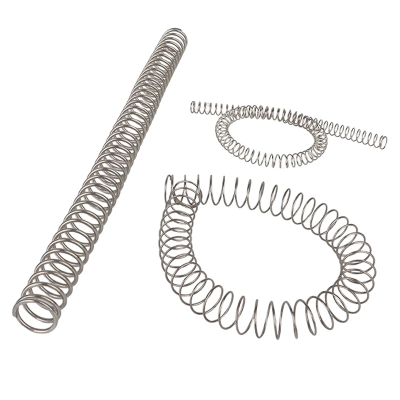 1.2 ملم WD 6-33 ملم OD 304 SS نوابض ضغط 50-500 ملم طول - نوابض إصلاح السيارات المقاومة للصدأ للبيئات القاسية