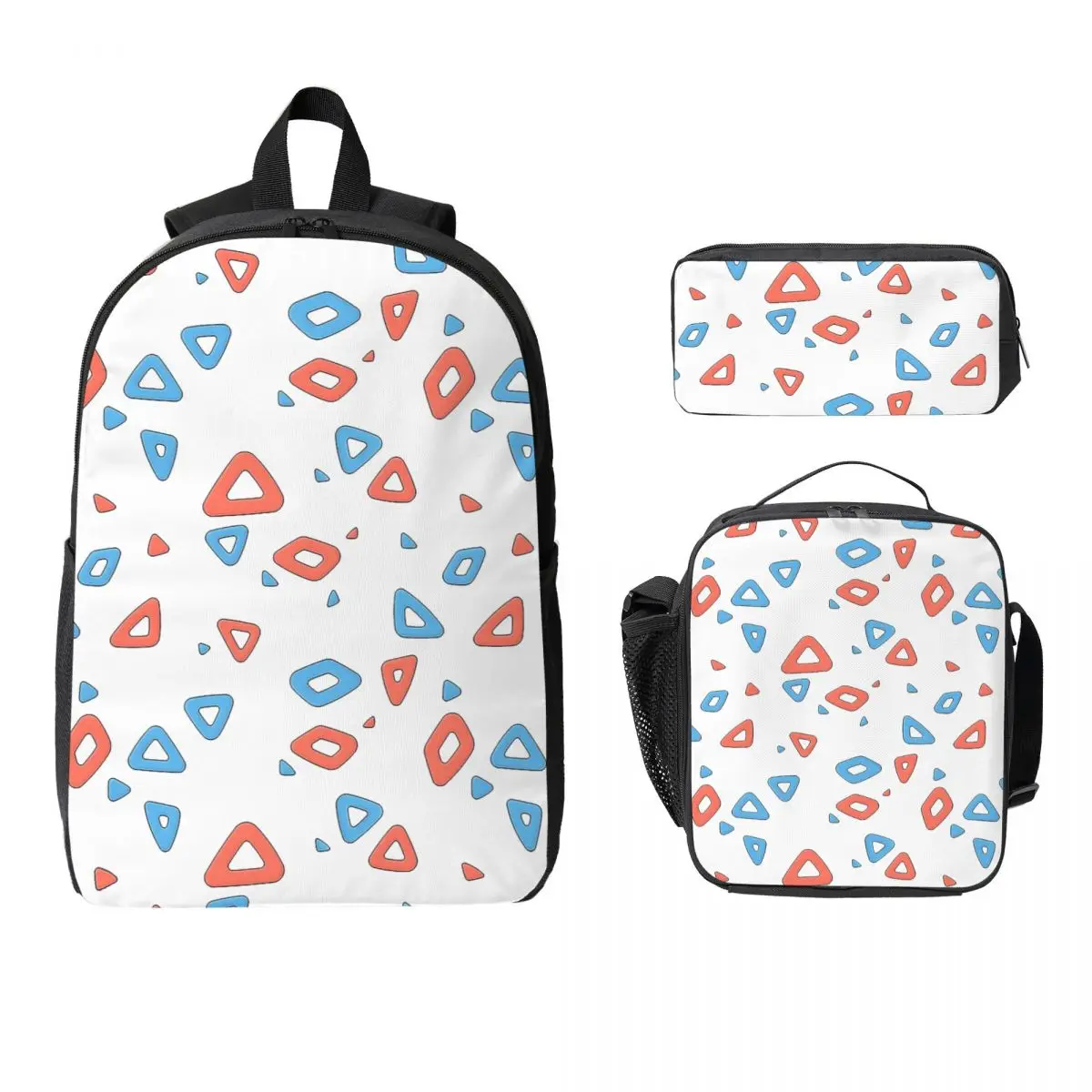 

Togepi Stains Backpack Student Boys Girls BookBag School Bag Computer Shoulder Bags 3ps Insulated Lunch Bag Pencil Case