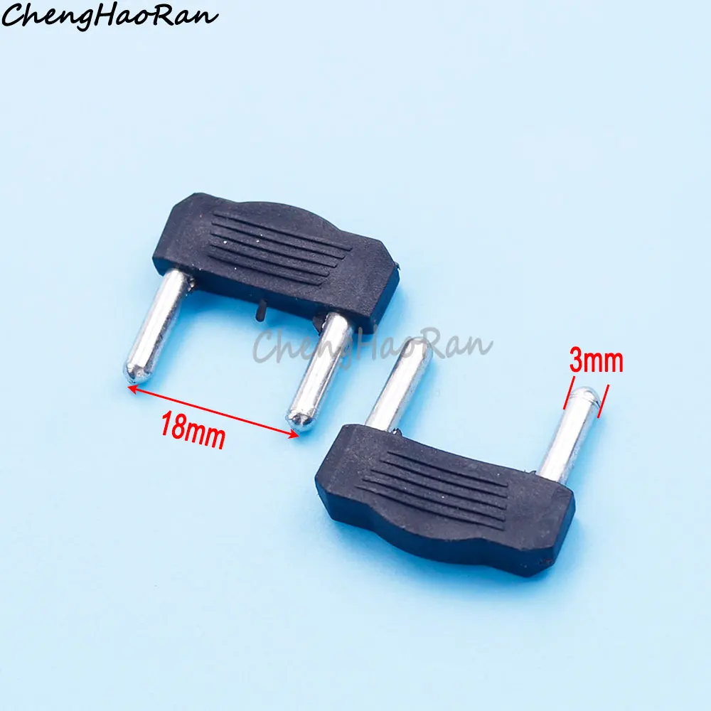 2 Stück 3mm Kurzschluss stecker rca Audio-Klemmen block Banane 2-poliger Stecker 14mm 18mm Stecker Zubehör – Detail 7