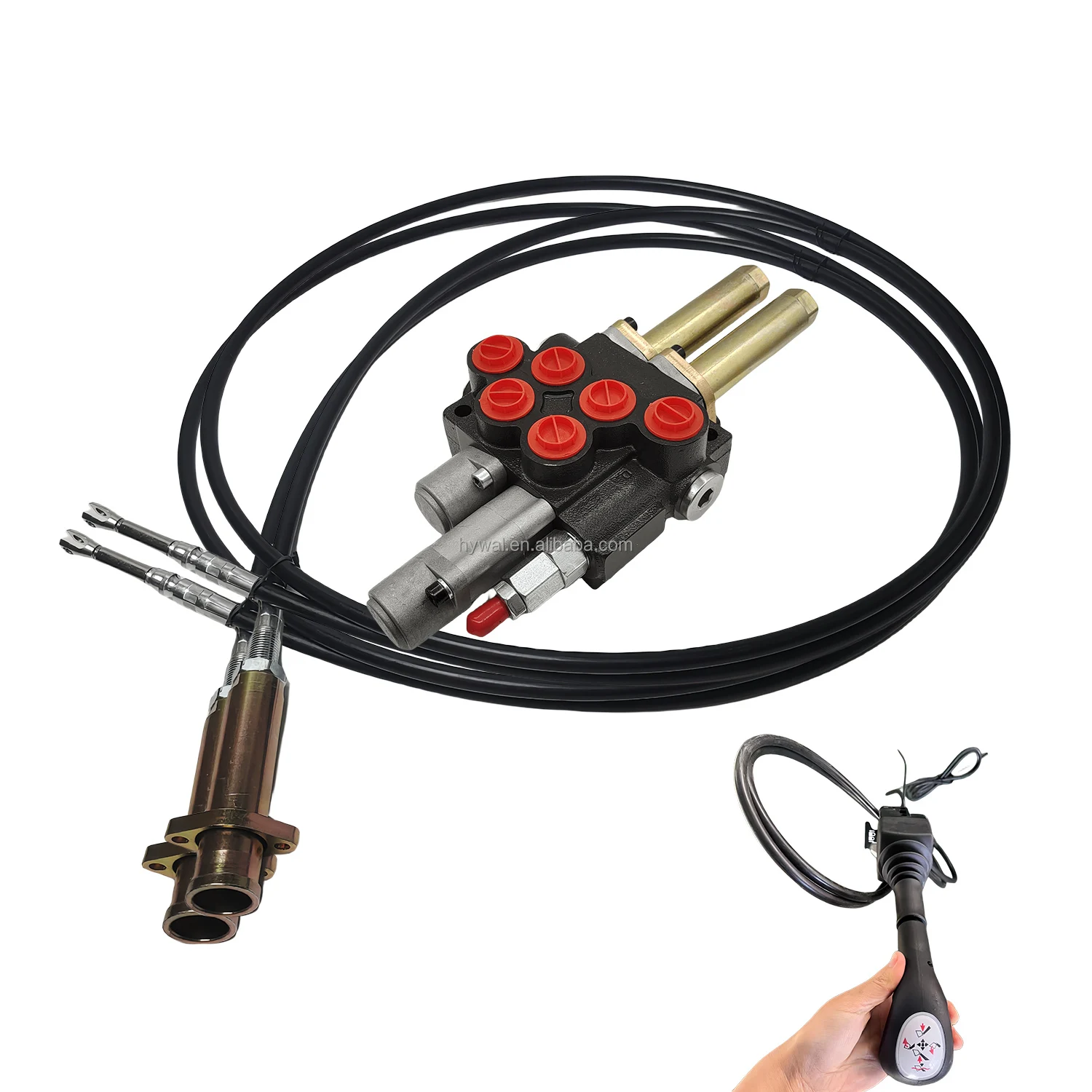 Hy-waloil 40Lpm 2-way Cable Steering 3m Directional Joystick Control Valve