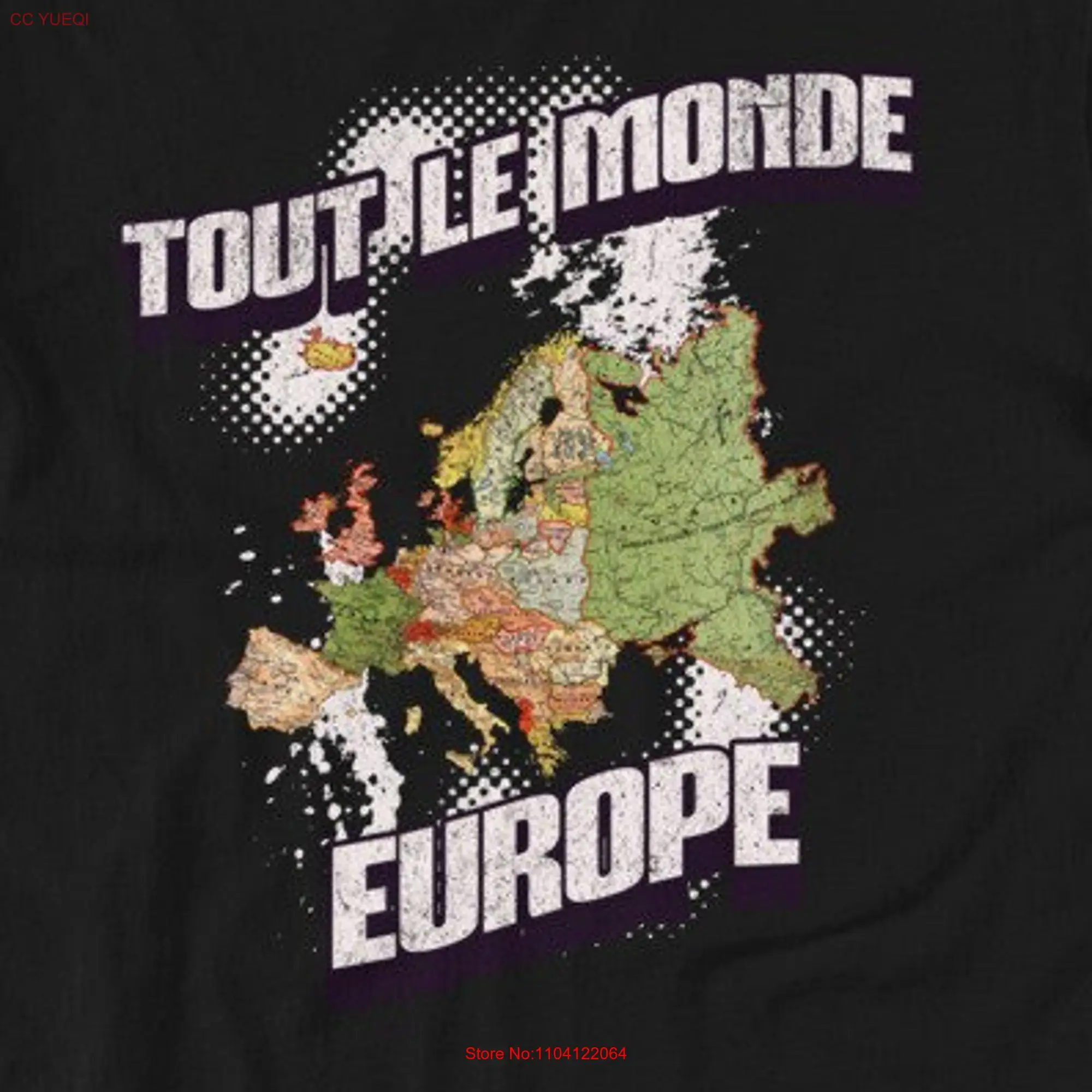 Europe Tout le monde T Shirt Haute Couture High Fashion Luxury  long or short sleeves