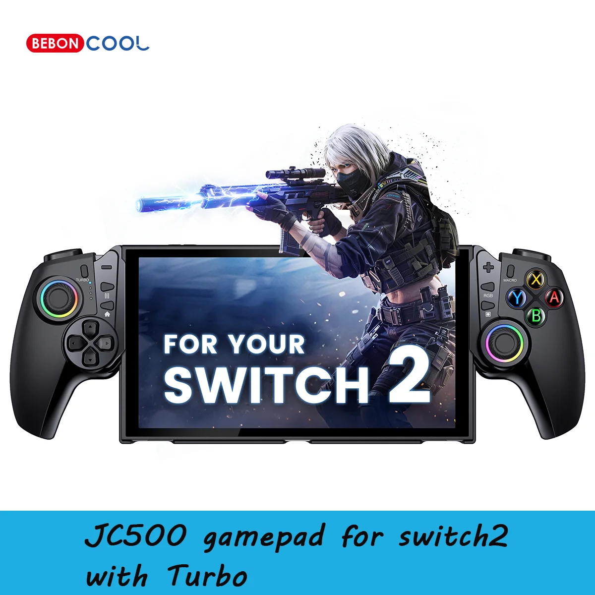 beboncool-jc500-multi-functional-gamepad-for-switch2-hall-effect-joystick-with-turbo-dual-back-buttons-1000mah-battery