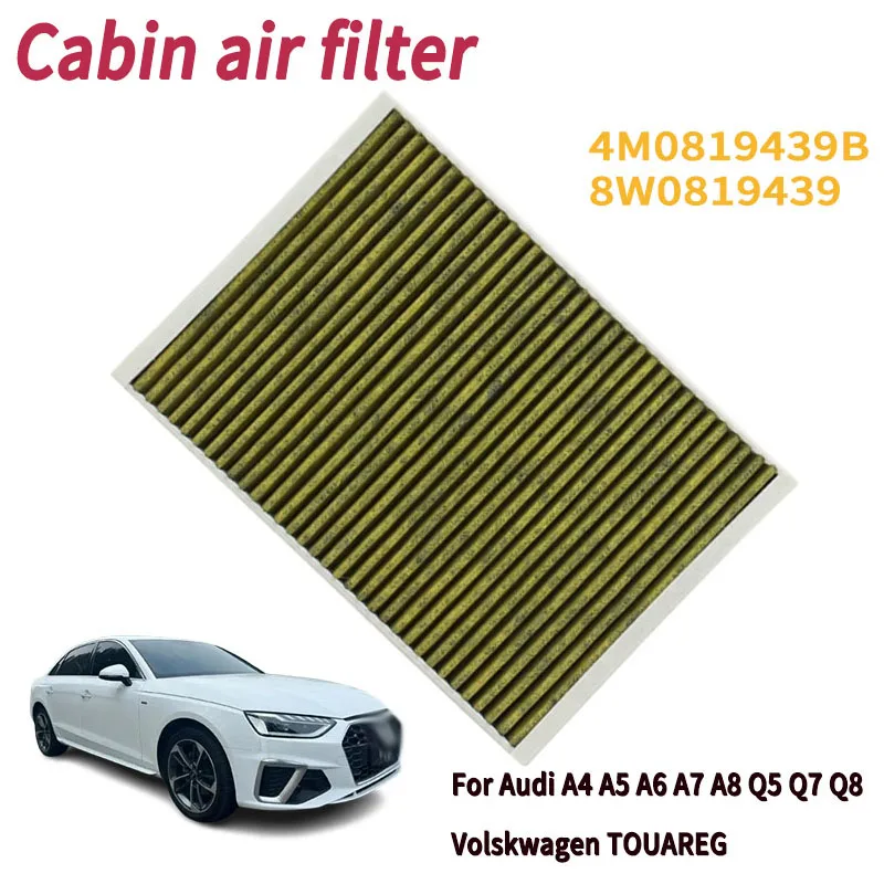 

2843C Air Conditioning Filter OEM 8W0819439 4M0819439B For Audi Q5 Q7 A4 /Volskwagen TOUAREG/BENTLEY BENTAYGA
