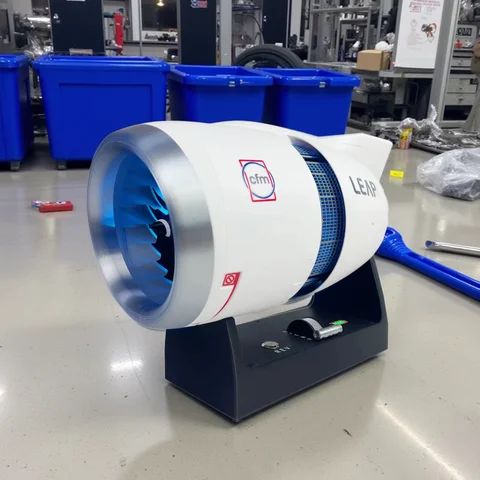 Boeing 747 civil aircraft engine model Fighter Model Turbojet Engine holiday gift