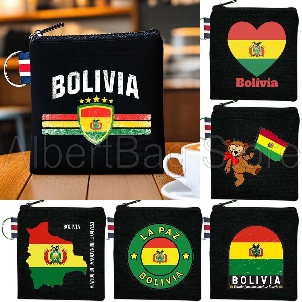 

Bolivia Map Bolivian Flag Patriotic Gifts Cosmetic Bag Makeup Case Travel Toiletries Organizer Storage Make Up Pouch Pencil Case